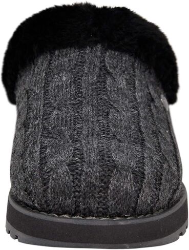Skechers BOBS من Keepsakes Ice Angel Charcoal / شبشب أسود مقاس 6.5 عرض أمريكي in Kuwait