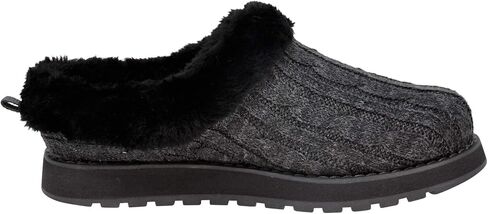 Skechers BOBS من Keepsakes Ice Angel Charcoal / شبشب أسود مقاس 6.5 عرض أمريكي in Kuwait