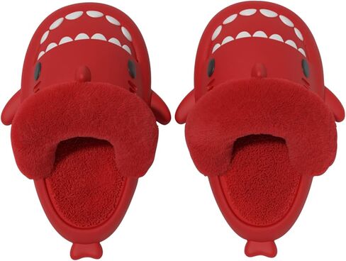 شباشب Cysincos Shark Slide، شباشب غامضة للنساء والرجال، شباشب زغبية للاستخدام الداخلي والخارجي in Kuwait