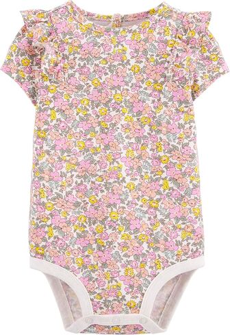 OshKosh B'Gosh baby-girls Ruffle Tie BodysuitJumpsuit in Saudi Arabia
