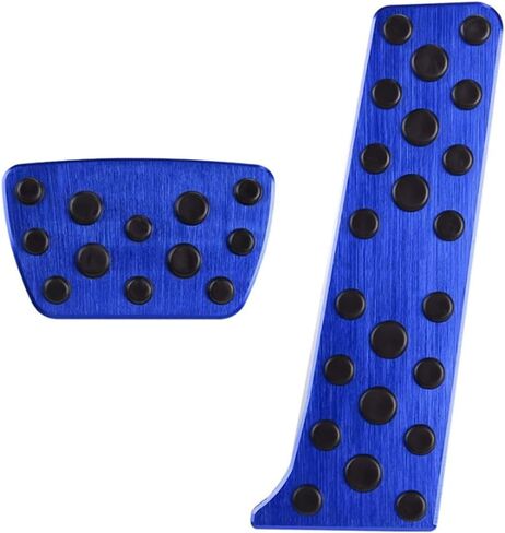 for 2018-2022 Camry Lexus ES/LS,2019-2022 RAV4/ Avalon, 2020-2022 Highlander, 2021-2022 Sienna/Venza, Anti-Slip Foot Pedal Cover Aluminum Brake and Gas Pedal Pad Accessories 2PCS(Black) in Saudi Arabia