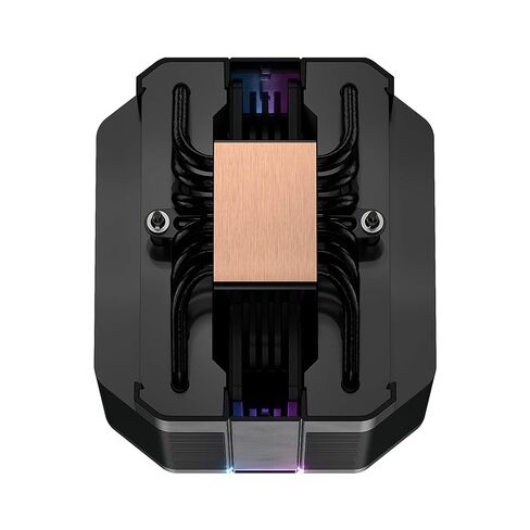 Cooler Master MasterAir MA620M ARGB Dual Tower CPU Air Cooler, SF120R Fan, Hexagon Strip ARGB Lighting, 6 Heat Pipes, Copper Plated Base, AMD Ryzen AM4, Intel LGA1700*/1200/115X (MAM-D6PN-120PA-R1) in Saudi Arabia