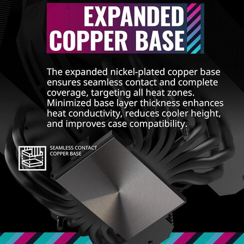 Cooler Master MasterAir MA620M ARGB Dual Tower CPU Air Cooler, SF120R Fan, Hexagon Strip ARGB Lighting, 6 Heat Pipes, Copper Plated Base, AMD Ryzen AM4, Intel LGA1700*/1200/115X (MAM-D6PN-120PA-R1) in Saudi Arabia