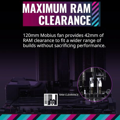 Cooler Master MasterAir MA620M ARGB Dual Tower CPU Air Cooler, SF120R Fan, Hexagon Strip ARGB Lighting, 6 Heat Pipes, Copper Plated Base, AMD Ryzen AM4, Intel LGA1700*/1200/115X (MAM-D6PN-120PA-R1) in Saudi Arabia