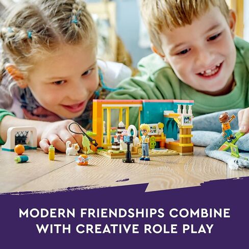 Lego Friends Leo's Room 41754, Baking Themed Bedroom Playset, Collectible Toy for Girls and Boys with Olly Mini-Doll, Accessories & Pet in Saudi Arabia