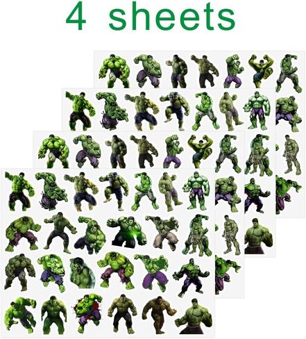 88 قطعة من ملصقات هالك لزجاجات المياه لوازم حفلات أعياد الميلاد لتزيين أعياد الميلاد هالك، وملصقات السيارات والشارات in Kuwait