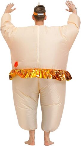 BIGPETS Inflatable Costume Ballet Sumo Adult Funny Blow up Suit Halloween Funny Dress up Costume in Saudi Arabia