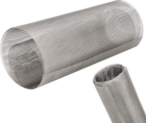 304 شبكة سلكية منسوجة من الفولاذ المقاوم للصدأ، مقاس 30 شبكة: 15.7 بوصة × 59 بوصة (40 × 150 سم) شبكة سلكية لشاشة النافذة، تمنع دخول ثعابين الفئران والفئران والدبابير والقوارض، سهلة القطع والتركيب in Kuwait