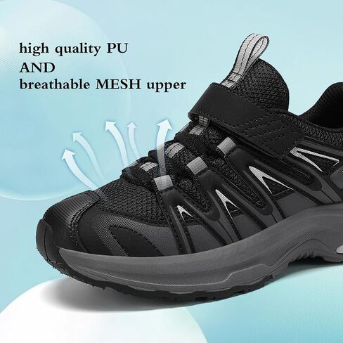 JMFCHI Kids Sneakers Boys Girls Tennis Running Shoes Outdoor Hiking Sneaker for Boys Athletic Breathable in Kuwait