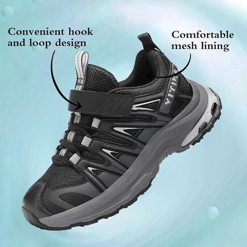 JMFCHI Kids Sneakers Boys Girls Tennis Running Shoes Outdoor Hiking Sneaker for Boys Athletic Breathable in Kuwait