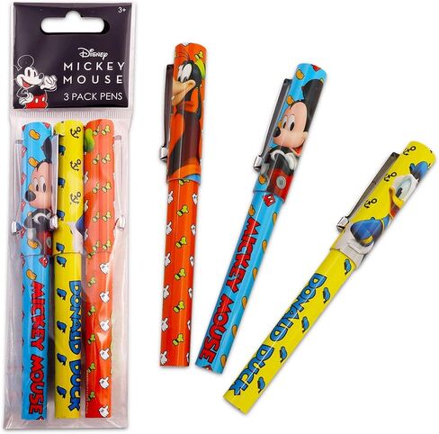 Mickey and Minnie Mouse Pen Gift Set - 12 Pc Minnie Mickey Ballpoint Pens Bundle for Women Men (Mickey Minnie Party Supplies) in Kuwait