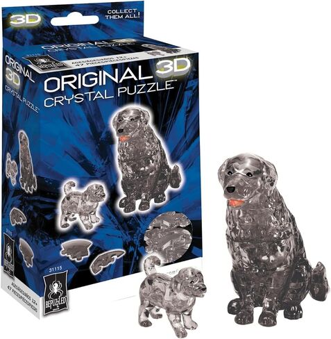 كن في حيرة | لغز كريستالي أصلي ثلاثي الأبعاد للكلاب والجرو، للأعمار من 12 عامًا فما فوق in Kuwait