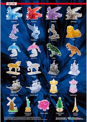 كن في حيرة | لغز كريستالي أصلي ثلاثي الأبعاد للكلاب والجرو، للأعمار من 12 عامًا فما فوق in Kuwait