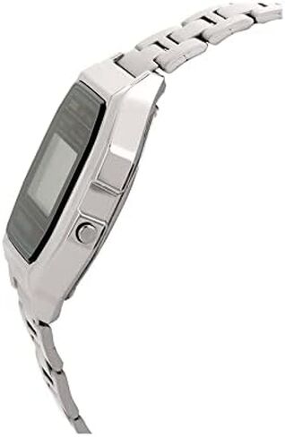 ساعة للرجال بمينا رمادي وسوار ستانلس ستيل من كاسيو - A158WA-1DF in Kuwait