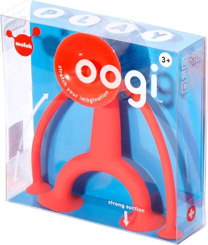 Fat Brain Toys Oogi by MOLUK - Red - Open-Ended Fidget Toy for Kids, Teens, Adults in Saudi Arabia