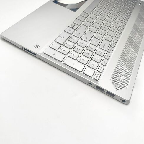 Replacement Upper Case Palmrest Top Cover Backlit Keyboard Assembly for HP Pavilion 15-CS 15T-CS 15-CW 15-CU Laptop L24752-001 Silver in Saudi Arabia