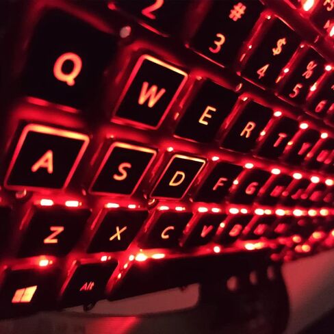 ANTWELON Replacement Laptop Keyboard RED Backlight for Dell Inspiron 3583 5565 5567 5570 5575 7566 7567 7577 5765 5767 5770 5775 7773 7778 7779, G3 3579 3779, G5 15 5587, G7 15 7588 US Layout in Saudi Arabia