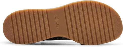 Clarks Women's Kassanda Step Wedge Sandal, Black Nubuck, 6 in Kuwait