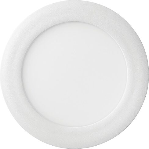 WF6 SWW5 90CRI MW M6 Round Baffle LED Downlight, 120 Volts, 2700K/3000K/3500K/4000K/5000K, Triac Dimming, 6-Inch, Matte White in Saudi Arabia