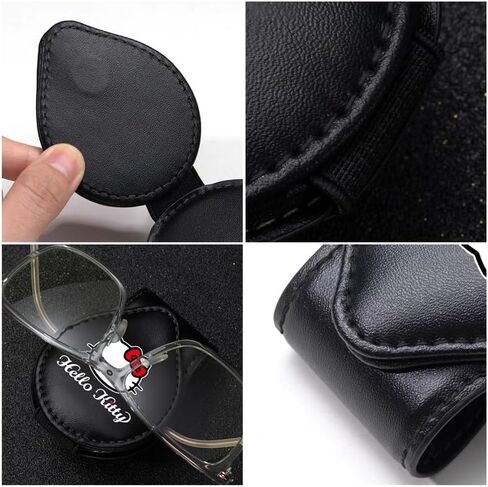 حامل نظارات شمسية للسيارة Hello Kitty، حامل نظارات شمسية للسيارة Hello Kitty، حامل نظارات شمسية للسيارة، مشبك ماجنا للتذكرة/البطاقة، مشبك نظارات شمسية للسيارة لأقنعة السائق/السائق المساعد in Kuwait
