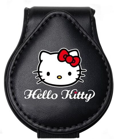 حامل نظارات شمسية للسيارة Hello Kitty، حامل نظارات شمسية للسيارة Hello Kitty، حامل نظارات شمسية للسيارة، مشبك ماجنا للتذكرة/البطاقة، مشبك نظارات شمسية للسيارة لأقنعة السائق/السائق المساعد in Kuwait