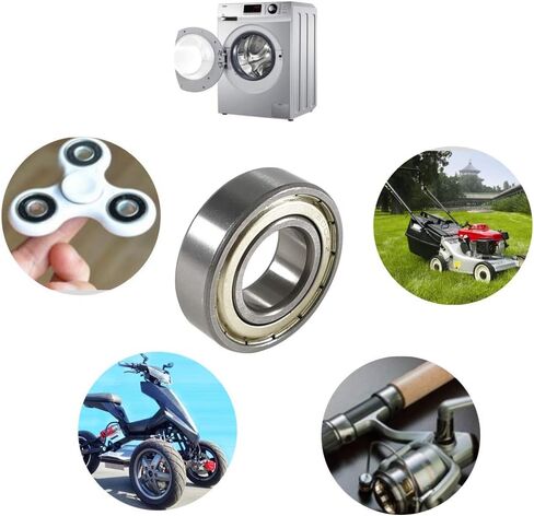 2 قطعة محامل الكرات الأخدود 6707ZZ غطاء الحديد محمل كروي الصلب Z1 مزدوج المطاط مختومة مصغرة محمل كروي عميق (35 مللي متر × 44 مللي متر × 5 مللي متر) in Kuwait