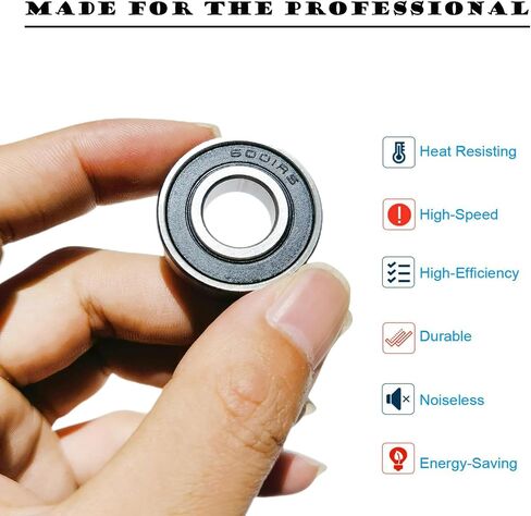 20 PCS 6001-2RS Deep Groove Ball Bearings - Lubricated Bearing Steel Sealed Ball Bearing - 12x28x8 mm Bearings with Rubber Seal & High RPM Support, Stable Performance and Cost Effective (20) in Saudi Arabia