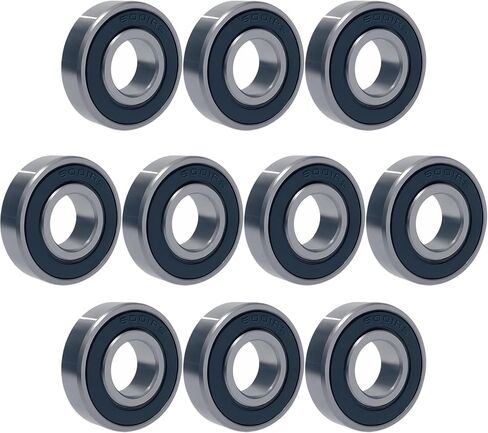 20 PCS 6001-2RS Deep Groove Ball Bearings - Lubricated Bearing Steel Sealed Ball Bearing - 12x28x8 mm Bearings with Rubber Seal & High RPM Support, Stable Performance and Cost Effective (20) in Saudi Arabia