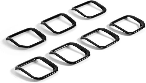 JeCar Grille Inserts Front Grill Covers Exterior Accessories for Jeep Compass 2021+ in Saudi Arabia