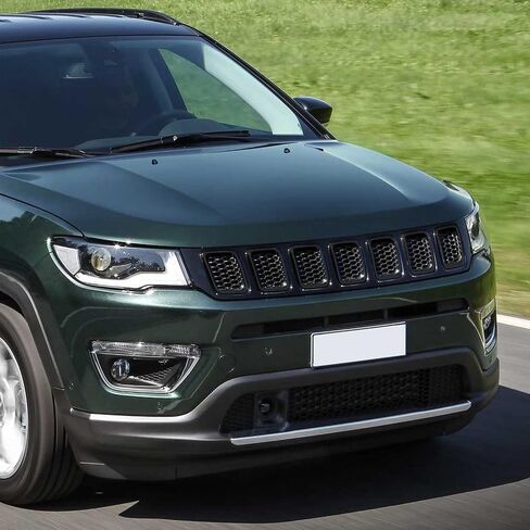 JeCar Grille Inserts Front Grill Covers Exterior Accessories for Jeep Compass 2021+ in Saudi Arabia