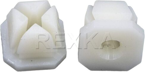 Rexka 30ps Nylon Grill Screw Nuts #8 Screw Size for GM 3893980 Chrysler Chevy 1967-on in Saudi Arabia