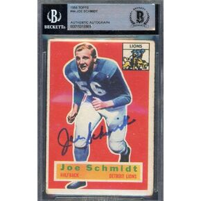 توقيع جو شميدت بيكيت باس 1956 Topps الصاعد الموقوف - بطاقات الصاعد الموقعة من كرة القدم in Kuwait