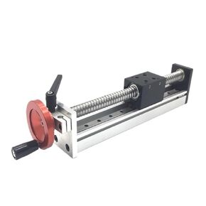 Double nut Ball Screw Control Machine C7 Ball Screw SFU1605 Manual Linear Rail Guide Effective Stroke 50~1000mm MGN12R Guide MGW12C Handwheel Sliding Table(900MM Stroke) in Kuwait