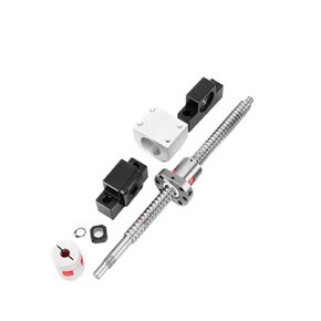 Linear Motion Ball Screw Precision Part SFU1610 Ball Screw 150 to 1000mm Rolled Ball Screw with Single Ball Nut for CNC Parts EK12 EF12 Standard End Machined(950mm) in Kuwait