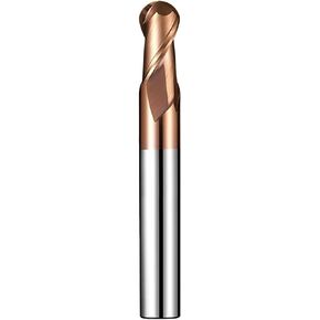 8mm 10mm Shank HRC55 Carbide End Mill Two Flutes Ball Nose Endmill R1 R2 R3 R4 R5 Woodworking Long Radius Router Bit CNC Milling Cutter(R3.0x150L) in Saudi Arabia