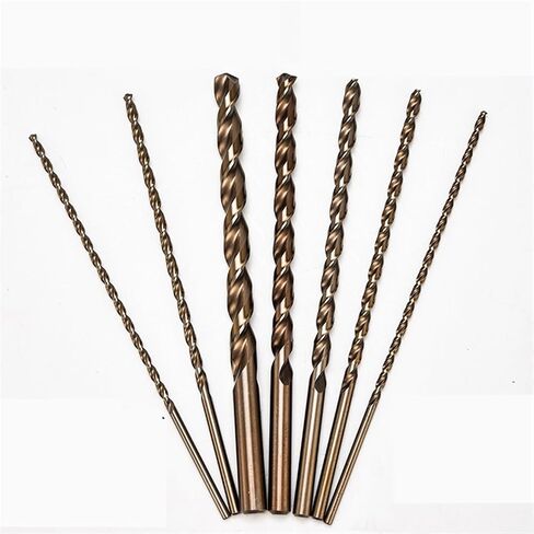 5pcs 2mm-13mm cobalt bits long الحفر Hssco M35 حفر حفرة عميقة عن طريق الصلب من الفولاذ المقاوم للصدأ الحديد الزهر (3.5x112mm 5pc) in Saudi Arabia