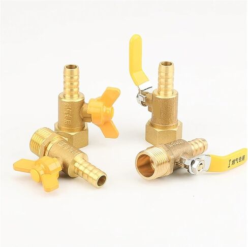 1PCS النحاس 1/2 الخيط الداخلي صمام الغاز ثلاثي الاتجاهات DN15 أنابيب أنابيب أنابيب الزاوية محول التوصيل مناسب للغاز والماء والزيت (KL4-12B) in Saudi Arabia