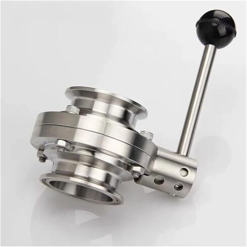 1pcs 1-1/4 "32mm SS304 الصرف الصحي من الفولاذ المقاوم للصدأ الصف التريدي 1.5" صمام المشبك الثلاثي in Saudi Arabia