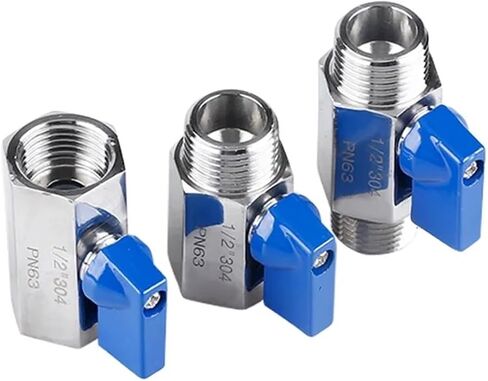 1 قطعة 1/8 "1/4" 3/8 "1/2" 3/4 "1 بوصة f/mm/mf/f ss316 أنبوب المطبخ دليل مقبض المعادن مقبض المعادن المطبخ (1/8" ، 316_male إلى أنثى) in Saudi Arabia