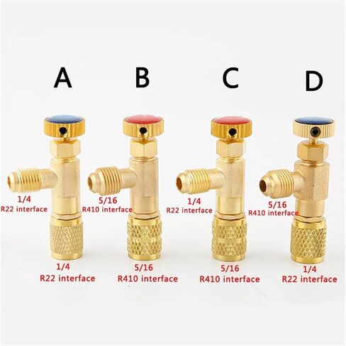 1-pack liquid safety valve R22 R410A safety adapter(C) in Saudi Arabia
