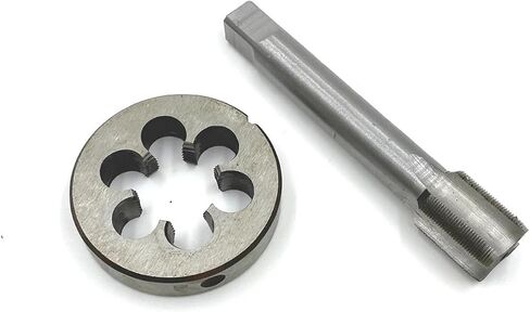 الصنابير الملولبة 1Set M37 × 1 مم متري HSS يمين اليد النقر فوق خيط يموت للأدوات in Saudi Arabia