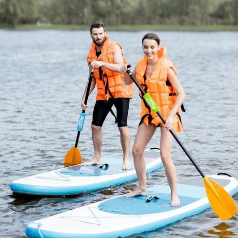 Paddle Float - ملحق paddleboard للوحة الوقوف ، رغوة عالية الكثافة مع إغلاق الخطاف والحلقة ، الطفو ، تعويم الزوارق - مجاذيف الزورق ، قوارب الكاياك ، sup paddleboard - 2 عبوة in Saudi Arabia