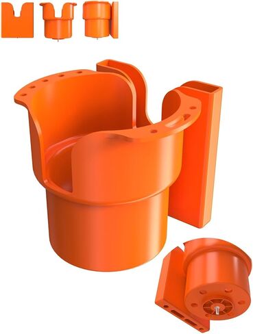 YASKA Paddle Board Cup Holder - Multifunction Cup Drink Holder Suitable for Types of Water Bottle, 2 in 1 Drink & Phone Holder, Paddle Board Accessories for Fishing (Black) in Saudi Arabia