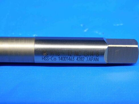 M & J Tooling LLC OSG 9/16 12 GH4-B HSS Thread Forming TAP 1 Straight FL .5625 1400146300 HY-PRO - BR3493AY3 in Saudi Arabia