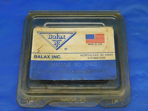3 PCS New Balax Inc. M10 X 1.5 D6 HSS Conference TAP 1 مستقيم الناي الناي 10 - BR1568BC3 in Saudi Arabia