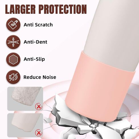 السيليكون أعلى الحذاء متوافق مع Owala 30oz و 40oz Freesip Stown Bottles و Tumplers ، حماية كبيرة من الغطاء السفلي لانزلاق لانقرا in Kuwait