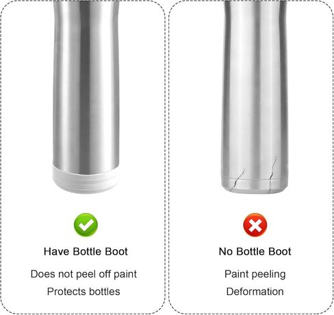 2pcs حذاء زجاجة ماء من السيليكون لـ Contigo Ashland Chill 24oz ، كم زجاجة ماء واقية من إكسسوارات حماية الزجاجة in Kuwait