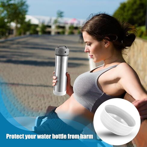 2pcs حذاء زجاجة ماء من السيليكون لـ Contigo Ashland Chill 24oz ، كم زجاجة ماء واقية من إكسسوارات حماية الزجاجة in Kuwait