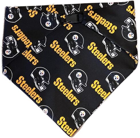 Pittsburgh Football Dog Bandana (Large) in Saudi Arabia