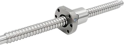 Screw Stainless Steel Ball Screw Single Waist Nut Processed Ends Ball Screw Nut Machined + 1200-1500mm SFU4010 Ball Screw(1350MM) in Saudi Arabia